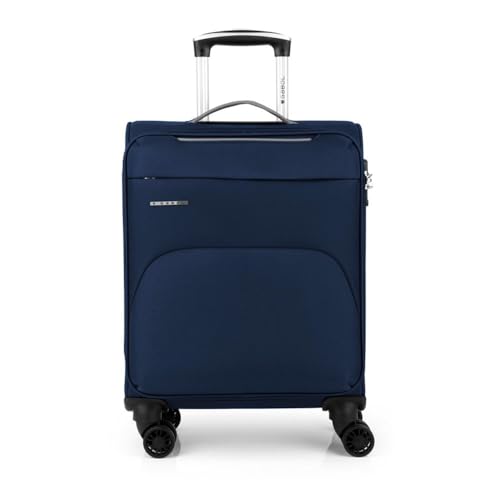 Gabol - Zambia | Maleta de Cabina de Tela de 38 x 55 x 20 cm con Capacidad para 31 L de Color Azul Gabol - Zambia | Maleta de Cabina de Tela de 38 x 55 x 20 cm con Capacidad para 31 L de Color Azul