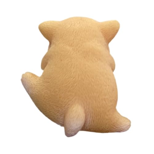 Image of CALANDIS Mini Animal Figurine Statue Computer Monitors Decor for Office Car Desk Dog
