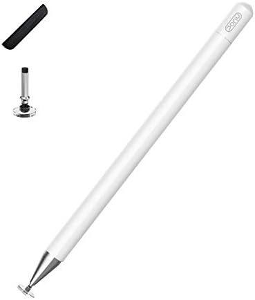 Capacitive Pen High Sensitivity Disc Tip Stylus Compatible with All Touch Screens (WHITE)