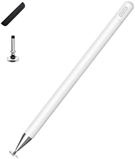 Capacitive Pen High Sensitivity Disc Tip Stylus Compatible with All Touch Screens (WHITE)