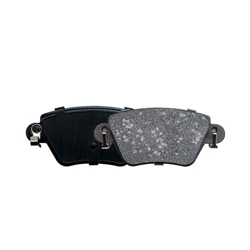 Image of Detroit Axle - Rear Brake Pads for 2002 2003 2004 2005 Jaguar X-Type Ceramic Brake Pads w /Hardware Replacement