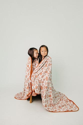 Image of Copper Pearl Jumbo 3-Layer Baby Blanket: Soft Baby Quilts for Boys and Girls | Breathable, Cozy, Toddler Blanket | Baby Quilt for Newborns | 60x72 Premium Material | Gingerbread