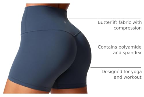 Image of CRZ YOGA Secretsculpt Biker Shorts 4 inch | Booty Scrunch Butt, Butterlift, Buttery Soft, Moderate Compression, Workout, Pilates, No Front Seam, High Waist, for Women