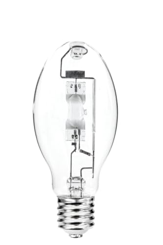 Sunlite 03663 MH400/U/MOG M59 Metal Halide Lamp, 400 Watts, Mogul Base (E39), ED37, 12,000 Hour Life Span, 36000 Lumen, Clear Finish, 4000K