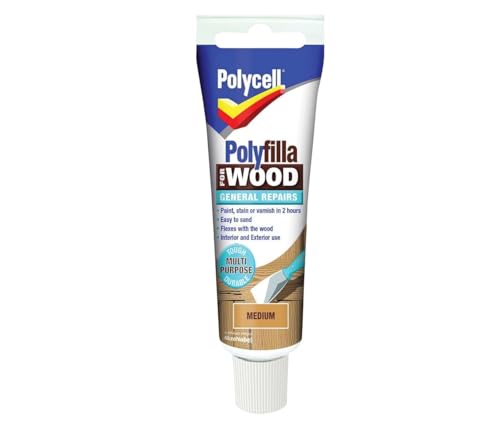 Polycell Polyfilla Wood Repair Filler, Medium Tube, 330g