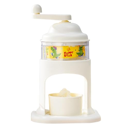 Ice Shaver, Portable Household Ice Maker, Non Slip Rotary Ice Crusher, Multi-Purpose Slushie Machine with Trays for Homemade Shaved Ice, Snow Cones, Slushies, Cocktails