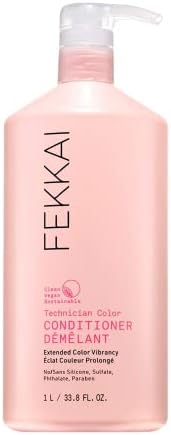 Fekkai Technician Color Conditioner - 1 Liter - Extends Vibrancy of Color-Treated Hair - Salon Grade, EWG Compliant, Vegan & Cruelty Free