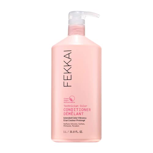 Fekkai Technician Color Conditioner - 1 Liter - Extends Vibrancy Of Color-Treated Hair - Salon Grade, Ewg Compliant, Vegan & Cruelty Free #TOP3