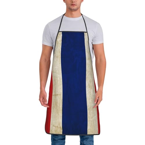 Oudrspo Bandiera thailandese vintage Bandiera dello Zimbabwe vintage Grembiuli da cucina impermeabili e regolabili per uomo e donna per cucina e giardinaggio