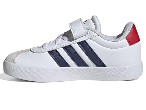 Image of adidas Kids' VL Court 3.0 Elastic Lace & Strap Shoe