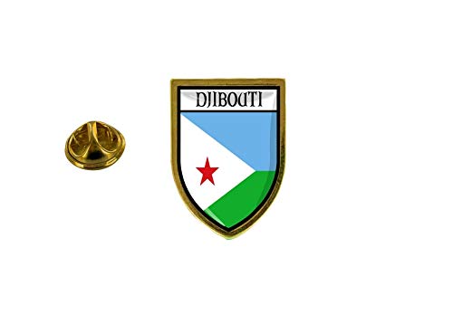 Akachafactory pins pin Badge pin's Souvenir Ville Drapeau Pays Blason Djibouti