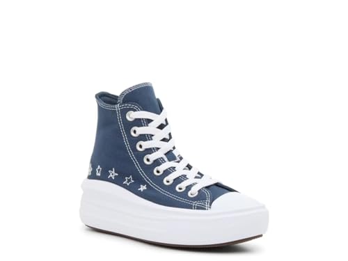 Converse Unisex-Child Chuck Taylor Move Platform Doodle Stars (Little Kid) Sneaker - Main Image