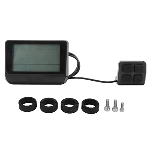 Electric Bike Display Panel Universal ABS Housing 5 Pin Interface LCD Display Meter 24V 36V 48V for Electric Bikes with Controller