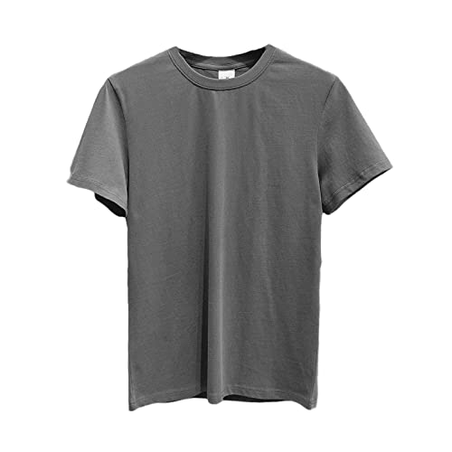 T-shirt en coton col rond pour homme Jizhihui taille L