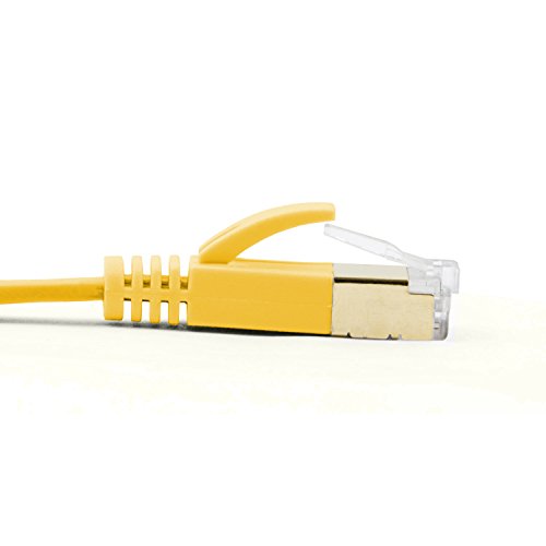 Cable Ethernet plano Buhbo CAT7 1 ft con RJ45 miniatura 4