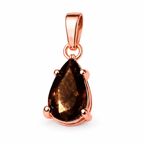 HIMALYA QUARTZ Moss �A�N�A �W�F���X�g�[�� �� �y���_���g �l�b�N���X 7.5x10.5mm ���[�Y�S�[���h �W���G���[ �G���K���g �a���� �y���_���g �M�t�g �����p