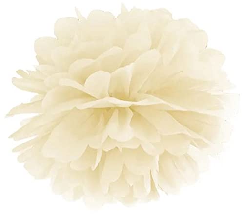 PartyDeco 25 cm diameter, pompom cream 25 cm, ivory