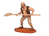 Figura de panadero de belén, Color: Multicolor, Material: Durexina, Tamaño aprox.: 9,5 x 7 x 4 cm (alto x ancho x profundo), Peso: 0,15 kg, Disfruta de las navidades construyendo tu propio belén navideño, La medida del tamaño es aproximado.