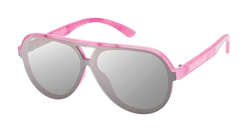 BEARPAW Women's Ladies Plastic Shield Aviator Eco-Friendly Sunglass