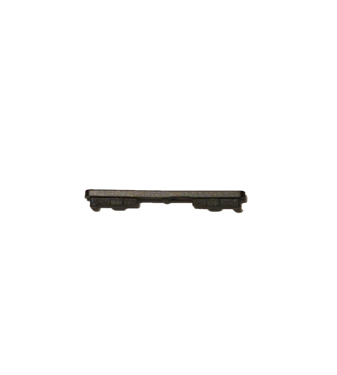 Repuesto compatible con Xiaomi Redmi Note 12 4G 23021RAAEG 23021RAA2Y 23027RAD4I 23028RA60L teclas botón exteriores laterales tecla botón botón control volumen + – teclas laterales (negro)