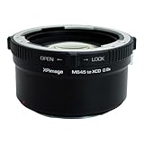 XPIMAGE 0.8X Optical Focal Reducer Speed Booster Lens Mount Adapter Ring Compatible with Mamiya 645 Lens to Hasselblad X System XCD Camera