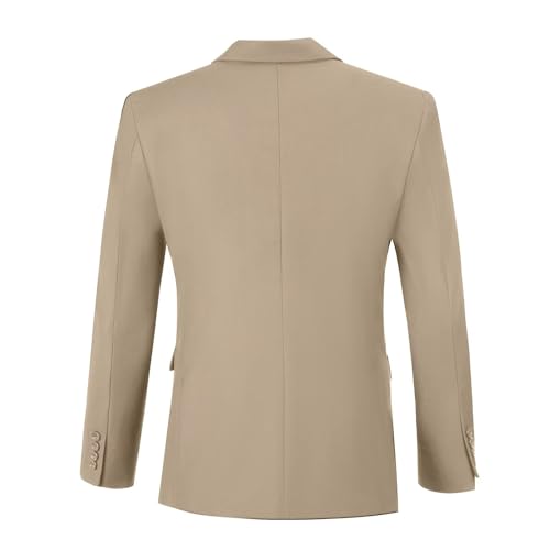 Mens Suit Jacket Solid Two Button Business Blazer for Men Notched Lapel Slim Fit Daily Casual Sport Coat4