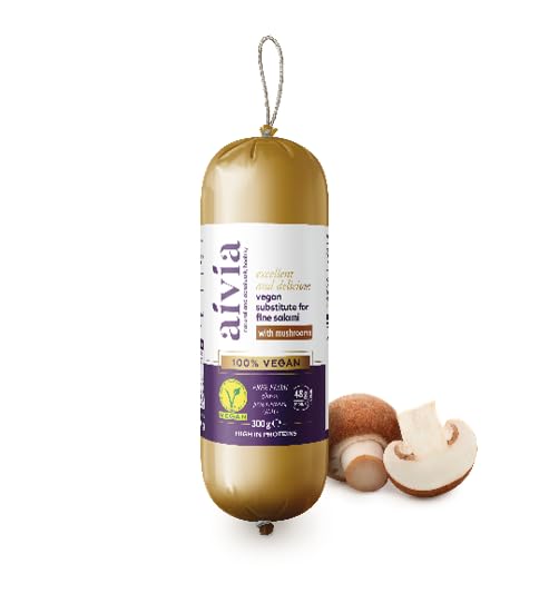 Aivia Vegan Plant-Based Bologna with Mushrooms 300g