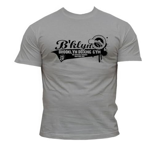 Dirty Ray Boxeo Brooklyn Boxing Gym camiseta hombre T-shirt K47G (XXL)