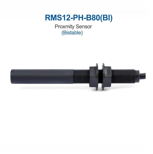 Sensor de interruptor magnético cilíndrico RMS12-PH-B80 biestable de media rosca 2