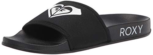Roxy Women's Slippy Slide Sandal, Black 21, 9