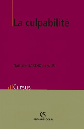 Télécharger La culpabilité (Philosophie) PDF Ebook En Ligne