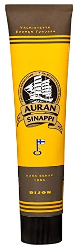 Auran Sinappi Mustard 3 Jars of 125g