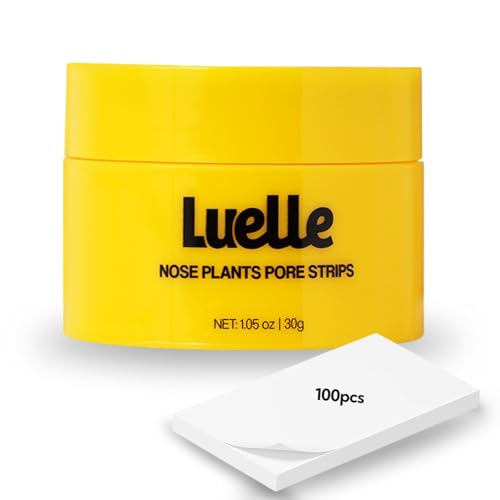 Luelle - Pore Strips, Deep Cleansing Patch System, Blackhead Remover, Nose Plants Strips with 100 PCS, Blackhead Remover Peel off Mask Face & Nose