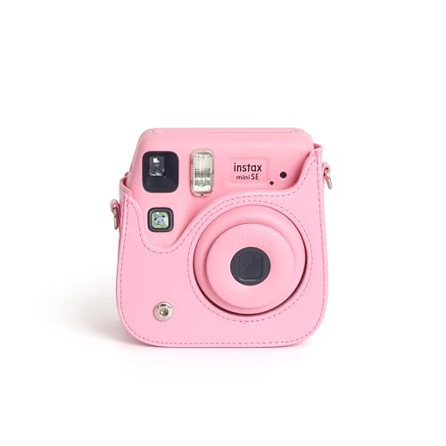 Funda para cámara Fujifilm Instax Mini 7+ / SE en PU rosa miniatura 3