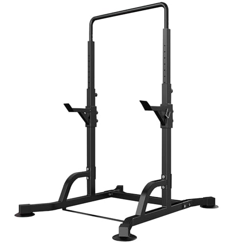 Power Tower Pull Up Station, Multi-Function Squat Rack for Home Gym, Full Body Strength Workout Equipment, Max Load 660lbs