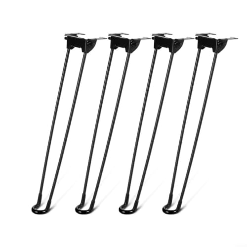 Patas de mesa plegables que soportan 40 kg fijamente para reparar muebles auxiliares 2