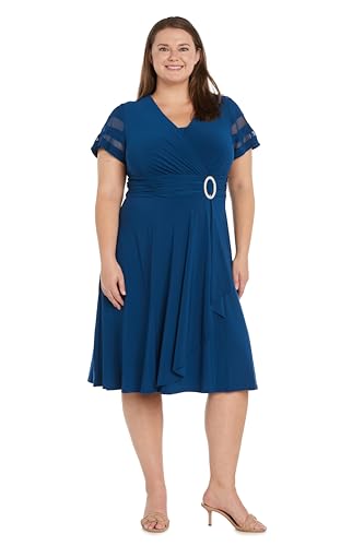 Image of R&M Richards Women's Allegra Cascade Dress