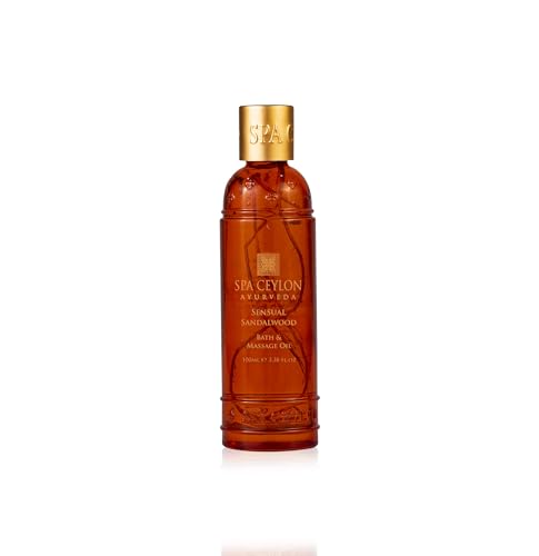Spa Ceylon Sensual Sandalwood Bath & Massage Oil | Sensuous Body Ritual | Ayurveda