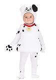 Fun Costumes Disney 101 Dalmatians Infant Bubble Costume Unisex, Jumpsuit for Babies, Cute Puppy Halloween One-piece 6/9 Months