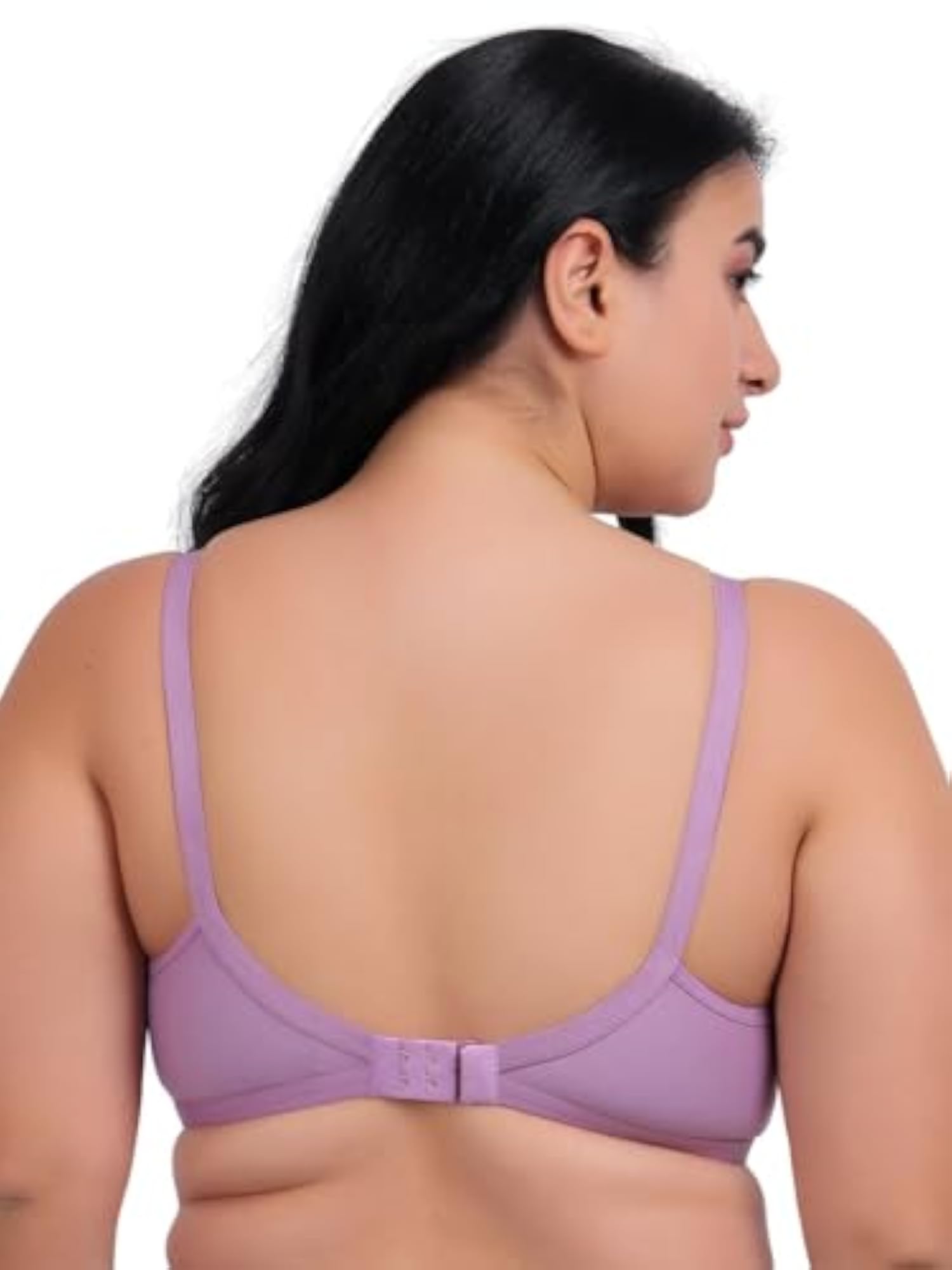 Cotton Non-Padded Wire Maternity Bra, Purple