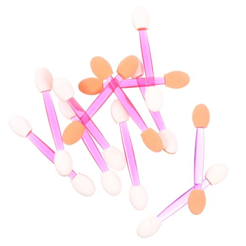 FOMIYES 80pcs Eyeshadow Sponge Sticks Double Head Makeup Brush for Eyes Gentle and Firm Eyelid Applicator Travel-friendly for Beginners and Professionals