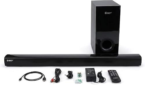 NESTY RX33D 2.1 Channel Bluetooth Soundbar with Wireless Subwoofer - 100W - Black