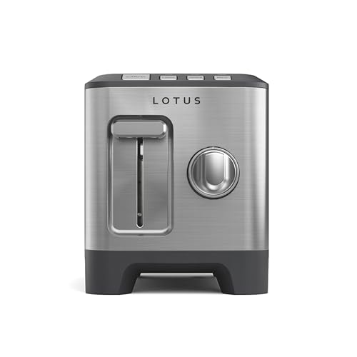 Image of Lotus Toaster, 2-Slice Toaster with Bagel Function and 7-Setting Shade Selector, The Two Slice, 900 Watts, Stainless Steel, Professional Series, LTSTR502
