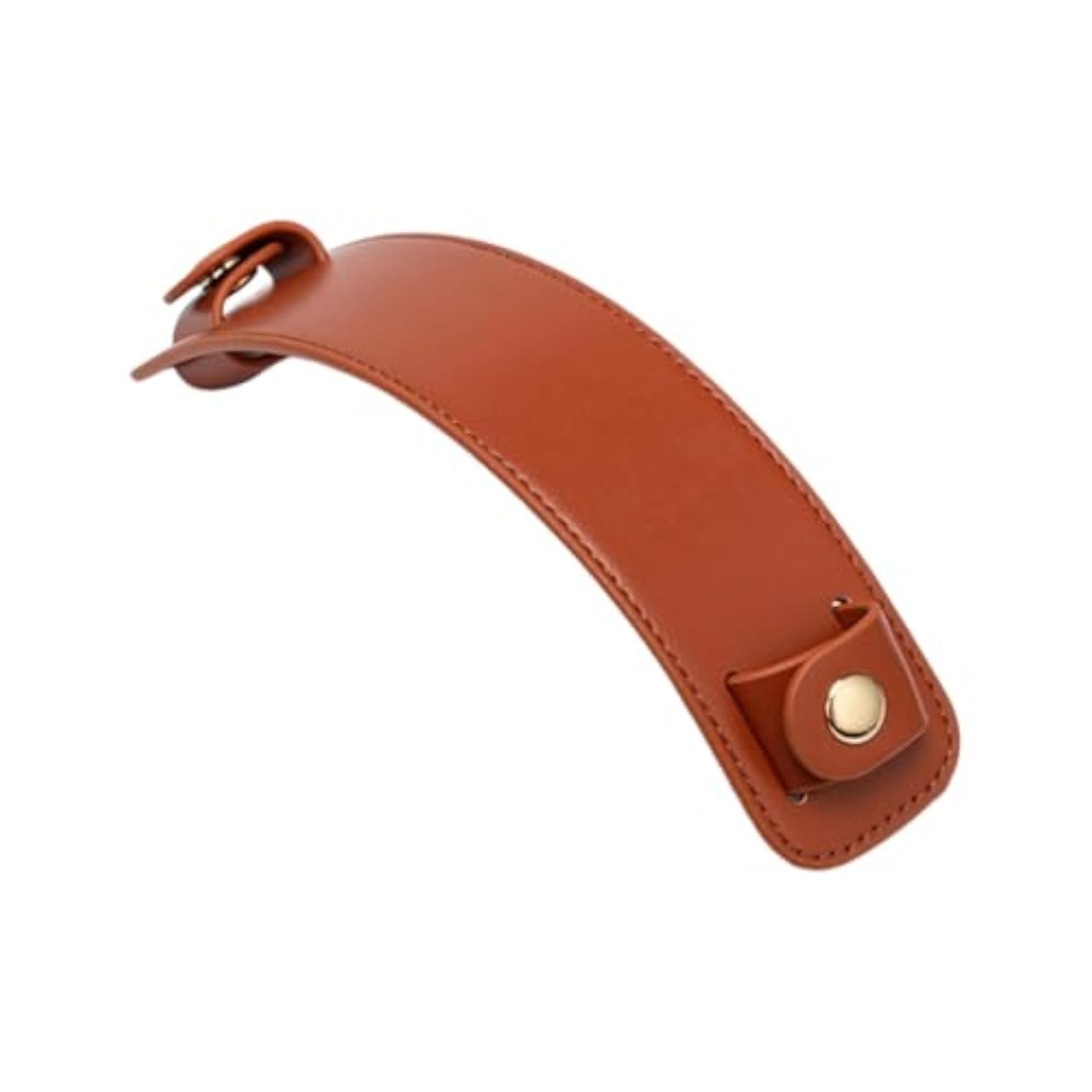 Leather Shoulder Strap Pad Wide Replacement for Satchels Handbag Laptop Case Brown