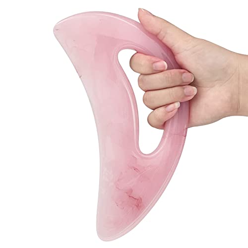 Large gua sha Massage Tool, Lymphatic Drainage Massager,Muscle Scraping Massage Tools,Body Sculpting Anti Cellulite Tools for Man and Women (pink)