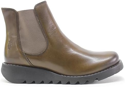 Fly London Women's Modern Chelsea Boot, Olive Olive Elastic, 7.5 | Image 2