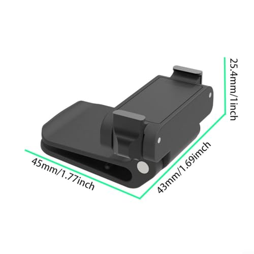 Support de fixation réglable pour DJI Osmo clip de chapeau caméra d'action noir - 6