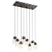 Kichler 42890OZ Brinley Linear Chandelier 8-Light, Olde Bronze