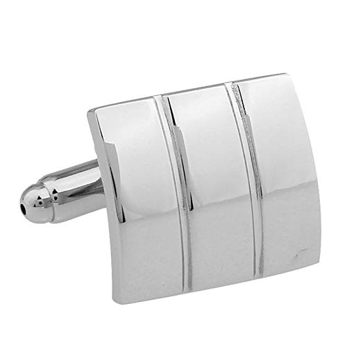 Set de Mancuernillas y Camisas Daesar Cuadradas Plata miniatura 3