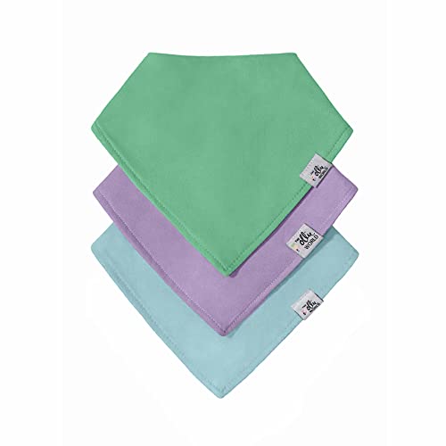 Image of The Ollie World Bandana Bib - Custom Moisture-Wicking Fabric - Newborn- Adjustable Snap (1-pack)-Oeko-Tex Standard 100